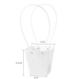 Pungi ptr.aranjamente florale 12x8x12.5cm alb