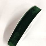 Banda decor catifea 2cmx10m verde inchis