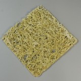 Fa gyapot alap 18×18cm zúzmarás sárga