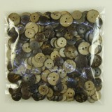 Fig. Gomb zacskós 1,5/2cm kókusz natúr