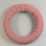 Koszorú szőrme merino 25cm mályva