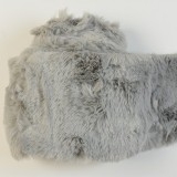 Szőrme nyúl 8cm×1,6m szürke