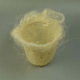 Kaspó sisal 12cm×11cm fehér