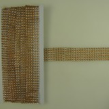 Strassz szalag 3cm×3m bronz