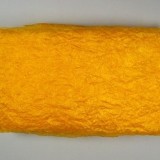 Organza gyűrt 1,5m×3m napsárga