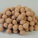 Kashmir golyó 2cm bronz szürke