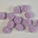 Kashmir golyó bodros 2,5cm vil.lila