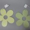 Floare de agatat din lemn 24cm hy-1745