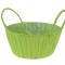 Cos plastic cu manere 18.5x8.5cm verde