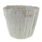 Bol din rogoz 16x13cm alb