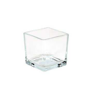 Bol din sticle patrat 8x8x8cm