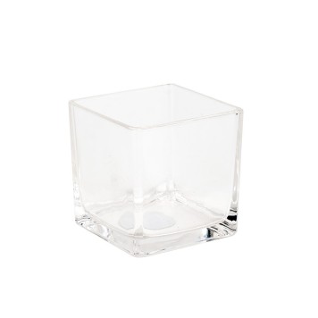Bol din sticle patrat 10x10x10cm