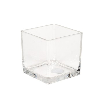 Bol din sticla patrat 12,5x12,5x12,5cm
