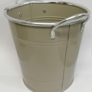 Galeata metal h13cm coffee
