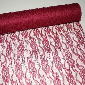 Sul dantela 29cmx5m bordeaux