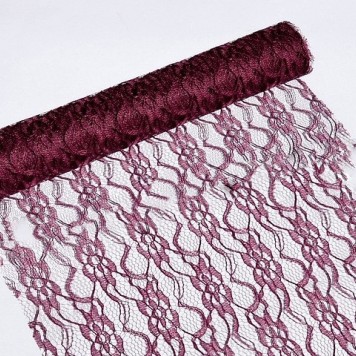 Sul dantela 29cmx5m burgundy