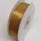 Banda decor saten 2cmx25y auriu inchis