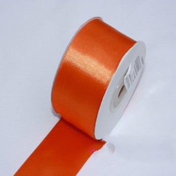 Banda decor saten 3.8cmx25y portocaliu