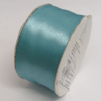 Banda decor saten 3.8cmx25y turcoaz