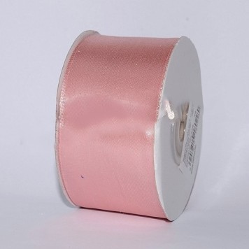 Banda decor saten 5cmx25y roz pudra