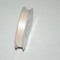 Bd. saten cu buline 1cmx25y ecru