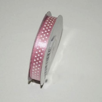 Bd. saten cu buline 1cmx25y nalba