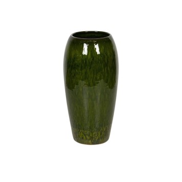 Vaza ceramice Saxon 30x61cm verde inchis