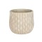 Vas ciment Ripple 16x12cm gri-auriu