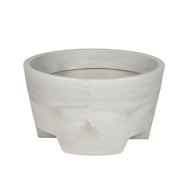 Vaso Ercolino műanyag növénytartó szürke 80x44cm