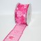 Banda decor cu flori 38mmx10m ciclam