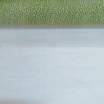 Organza sul cu zapada 48cm/5y verde muschi deschis