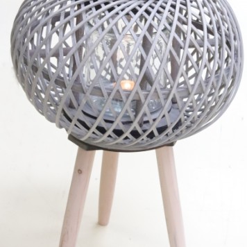 Sup. lumanari 17x46cm gri