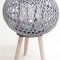 Sup. lumanari 17x46cm gri
