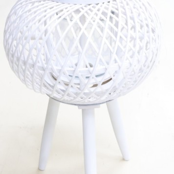 Sup. lumanari 17x46cm alb