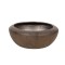 Campbell kerámia tál bronz 27x12cm