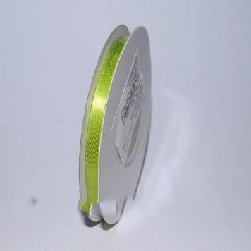 Banda decor saten 6mmx25y verde muschi deschis