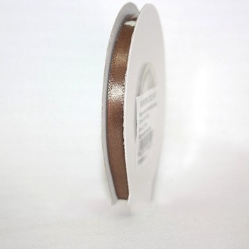 Banda decor saten 6mmx25y cappucino