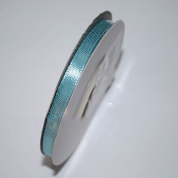 Banda decor saten 6mmx25y turcoaz