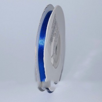 Banda decor saten 6mmx25y albastru inchis