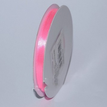 Banda decor saten 6mmx25y roz inchis
