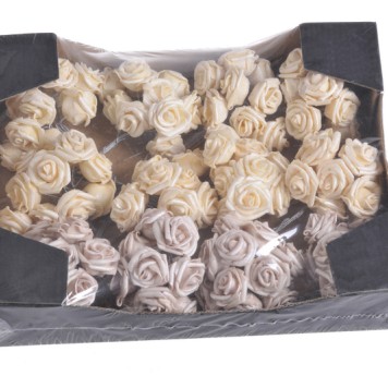 Buchet trand. polifoam 2,5cm x10 galben