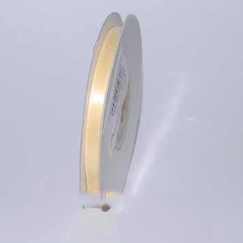 Banda decor saten 6mmx25y crem