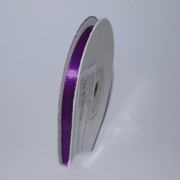 Banda decor saten 6mmx25y mov inchis