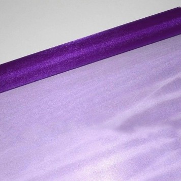 Organza sul 48cmx10m mov inchis