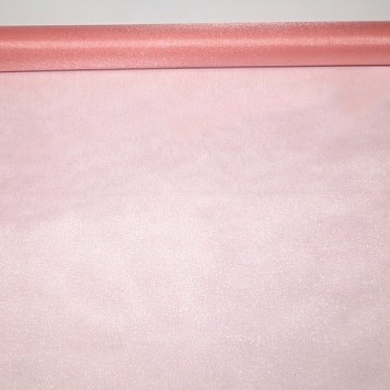 Organza sul 48cmx10m roz pudra