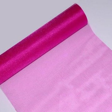 Organza sul 23.5cmx10m ciclam