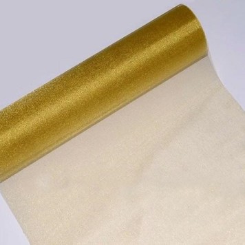 Organza sul 23.5cmx10m auriu