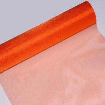 Organza sul 23.5cmx10m portocaliu