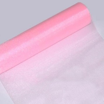 Organza sul 23.5cmx10m roz