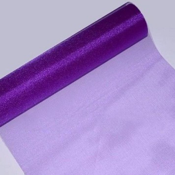 Organza sul 23.5cmx10m mov inchis
